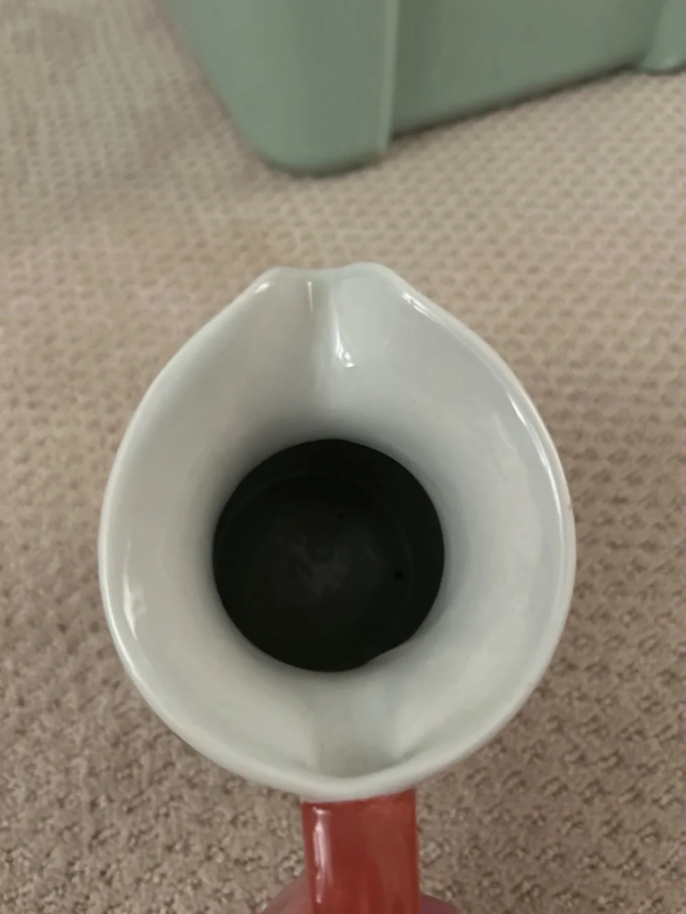 Antique floral vase